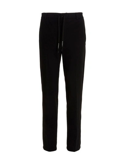 Circolo 1901 Drawstring-waistband Tapered-leg Trousers In Black