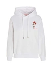 Lanvin Logo-embroidered Drawstring Hoodie