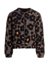 Kenzo Hana Leopard Reversible Bomber Jacket