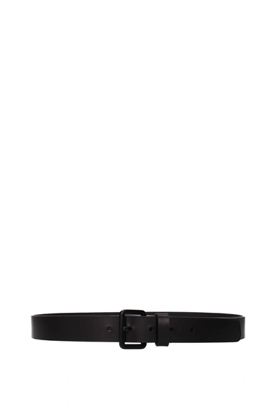 Neil Barrett Regular Belts Leather Black