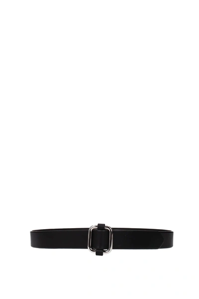 Neil Barrett Regular Belts Leather Black