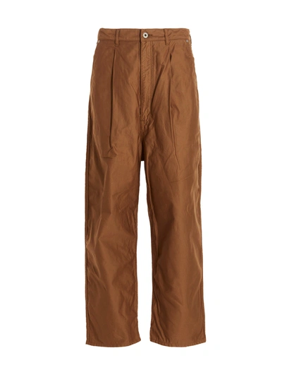 Comme Des Garҫons Homme Relaxed Chinos In Beige