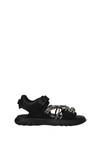 DIOR SANDALS H-TOWN FABRIC BLACK BEIGE