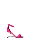Alexander Mcqueen Sculpted-heel Leather Sandals