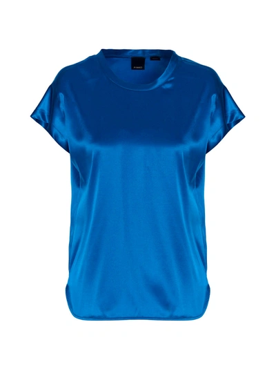 Pinko Silk Bloshirt In Blue | ModeSens