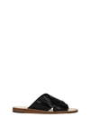 DOLCE & GABBANA SLIPPERS AND CLOGS EEL BLACK