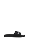 DSQUARED2 SLIPPERS AND CLOGS RUBBER BLACK