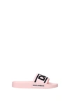 DOLCE & GABBANA SLIPPERS AND CLOGS RUBBER PINK
