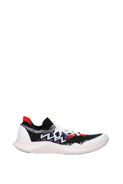 Missoni Sneakers Fabric Multicolor In Black