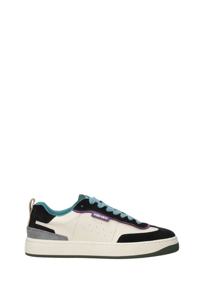 Kenzo Sneakers Leather In  Multicolor