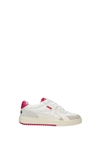 PALM ANGELS SNEAKERS LEATHER WHITE FUCHSIA