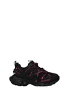 BALENCIAGA SNEAKERS TRACK POLYURETHANE BLACK FLUO PINK