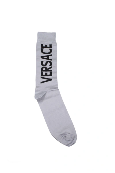 Versace Socks Viscose Grey Light Grey