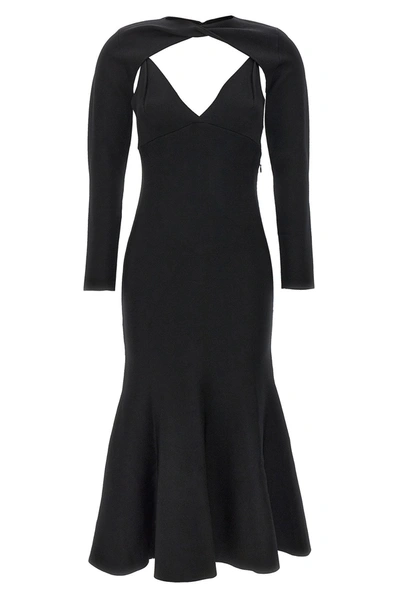 Roland Mouret Stretch Knit Midi Dress