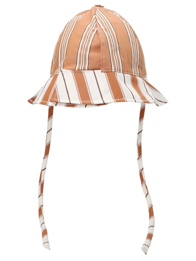 Sunnei Striped Bucket Hat In Multicolor