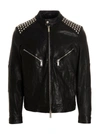 DSQUARED2 STUDDED LEATHER JACKET