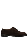 Doucal's Mink Suede Derby Lace-up Shoes