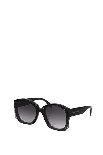 Alexander Mcqueen Sunglasses Acetate Black Grey