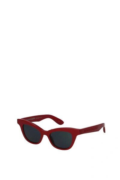Alexander Mcqueen Sunglasses Acetate Red Blue