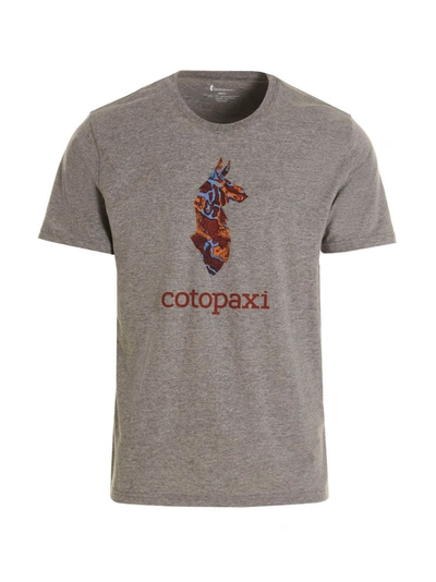 Cotopaxi T-shirt 'altitude Llama' In Gray