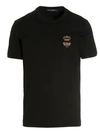 Dolce & Gabbana Crown And Bee Embroidered Crew Neck T-shirt