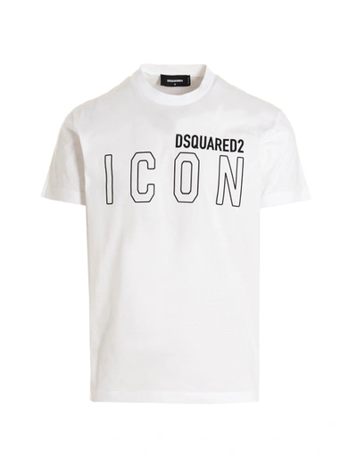 Dsquared2 T-shirt Icon Outline Cool In White
