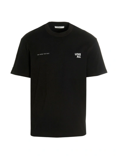 Ih Nom Uh Nit Jesus Love All T-shirt In Black