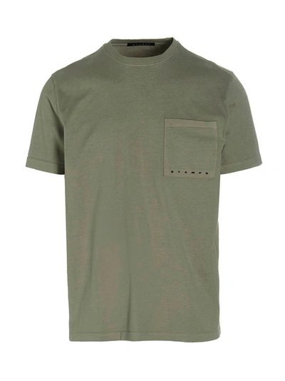 Stampd T-shirt 'strike Logo Perfect Pocket' In Gray