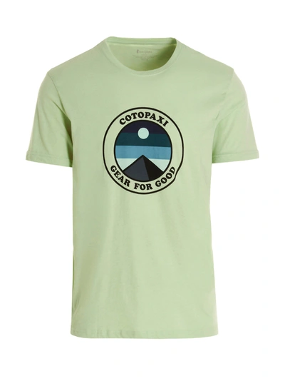 Cotopaxi T-shirt 'sunny Side' In Green