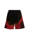 DSQUARED2 TIE-DYE BERMUDA SHORTS