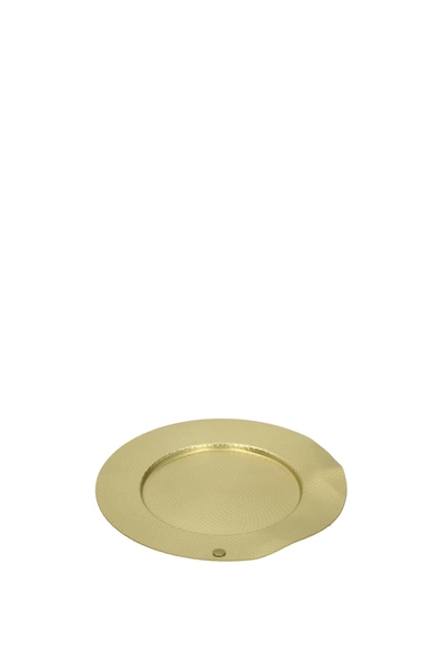 Alessi Trays And Serving Plates Sitges Brass Gold