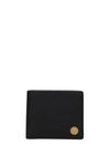 VERSACE WALLETS LEATHER BLACK