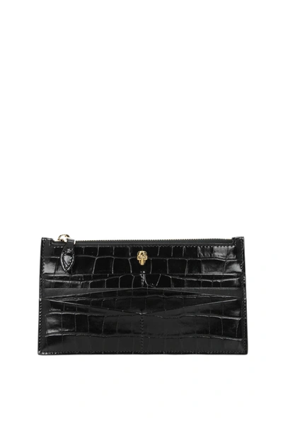 Alexander Mcqueen Wallets Leather Black