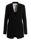Jil Sander Wool Single Breast Blazer Jacket