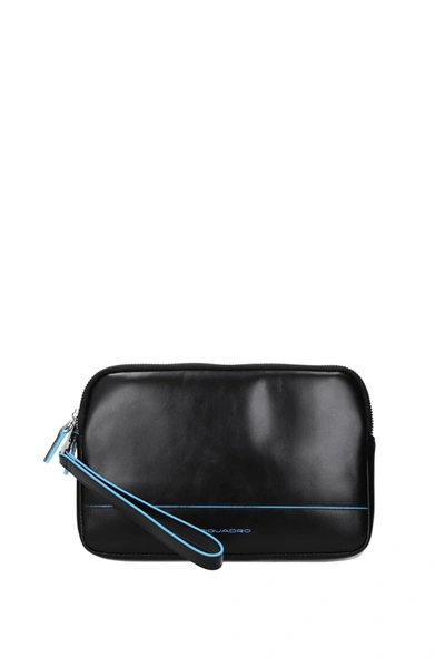 Piquadro Clutches Leather In Black