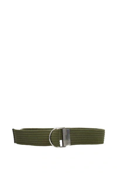 Givenchy High-waist Belts Fabric Green