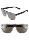 GUCCI 58MM POLARIZED SUNGLASSES,GG0010SM02358