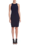 KAREN KANE SLEEVELESS SHEATH DRESS,L51510