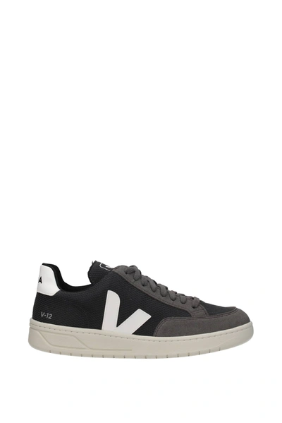 Veja Sneakers V-12 Fabric Gray Graphite