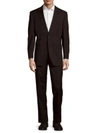 TOMMY HILFIGER MODERN FIT SOLID WOOL SUIT,0400094488851
