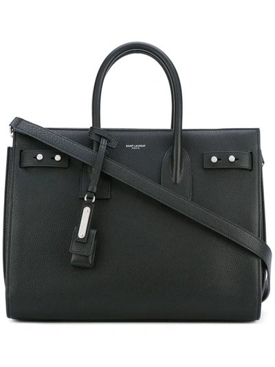 Saint Laurent Sac De Jour Tote Bag In Black