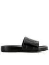 MAISON MARGIELA Black Leather Sandals,S37WX0060SY0478900