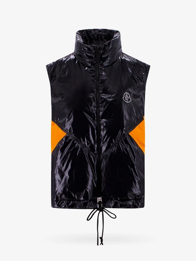 Moncler Genius X Alicia Keys Black And Carrot Orange Chelsea Gilet