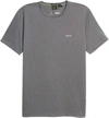 HUGO BOSS MEN LEISURE JERSEY SHORT RAGLAN SLEEVE CREW NECK TARIQ T-SHIRT IN GRAY