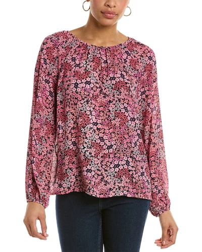 Vince Camuto Meadow Medley Blouse In Pink