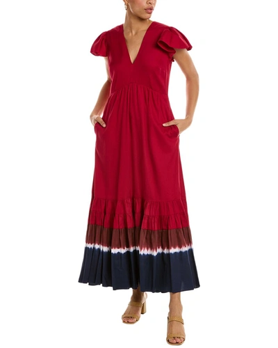 Sachin & Babi Paloma Maxi Dress In Red