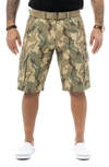 X-RAY XRAY BELTED COTTON TWILL CARGO SHORTS