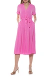 Alexia Admor Liv Collared Shirtdress In Pink