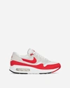 NIKE WMNS AIR MAX 1  86 OG  BIG BUBBLE  SNEAKERS WHITE / UNIVERSITY RED