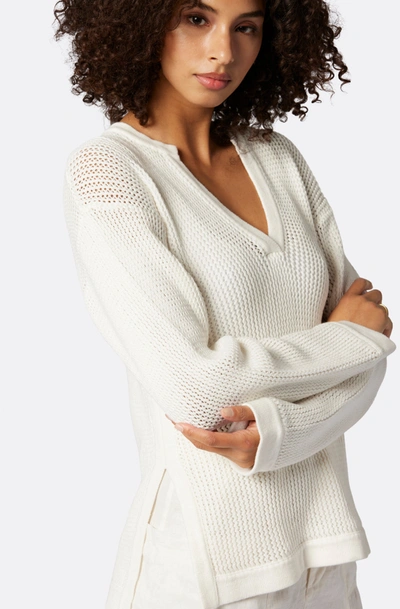 Joie Orian Crochet-knit Cotton Sweater In White